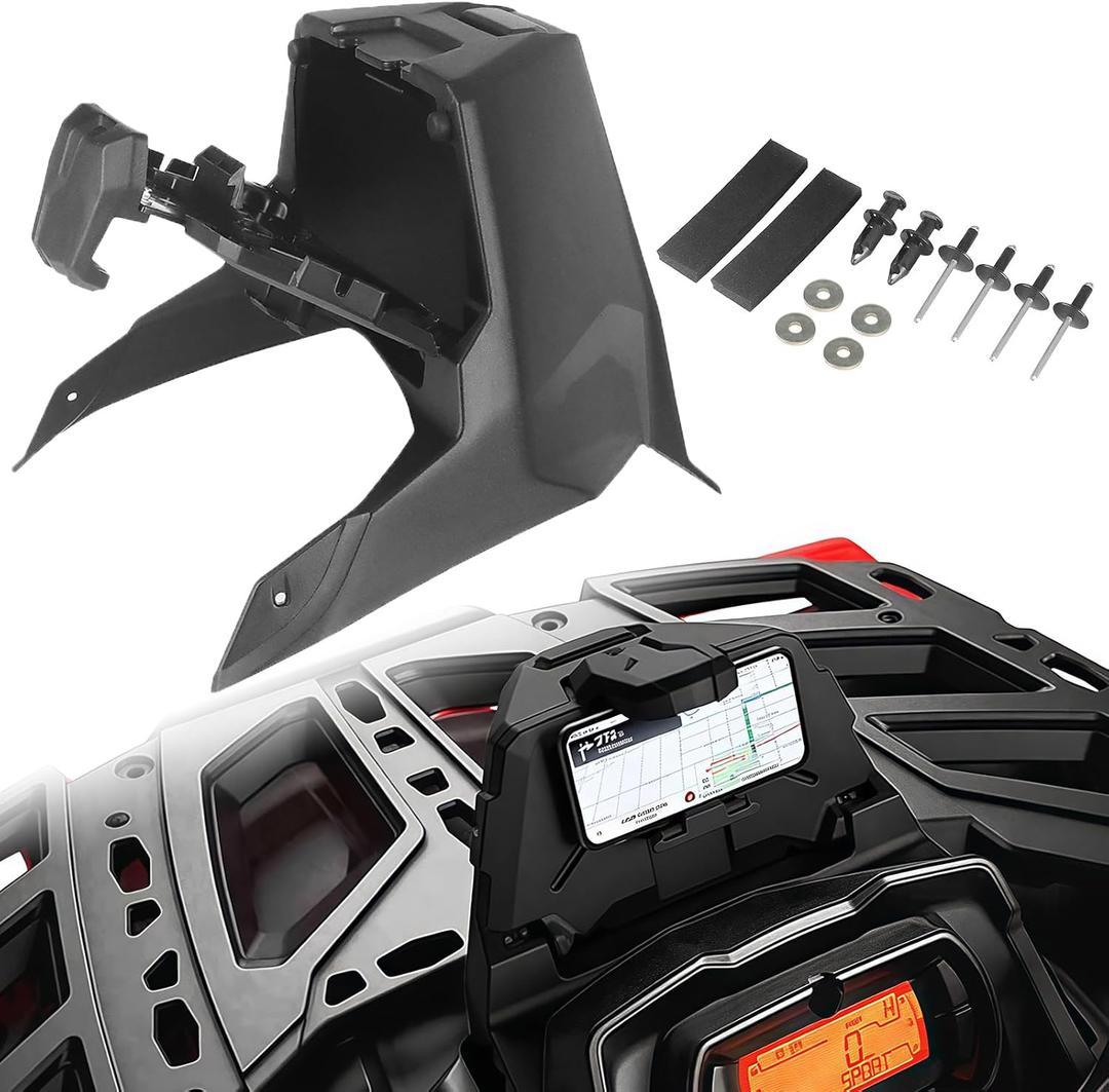 Electronic Device Holder with Storage Box Organizer Tray for Can-Am Outlander 500 650 800 1000 L MAX Motorcycle Tablet Phone GPS Mount for CAN AM Outlander 450 570 1000R DPS L MAX Accessories