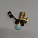 DOZYANT Universal Fit POL Propane Tank Adapter with Gauge  Converts POL LP Tank Service Valve to QCC1 / Type 1, Old to New Connection Type