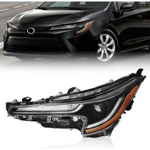 JFN Headlight Compatible with 2023-2024 Corolla LE w/LED DRL (New, Driver Side (Left))