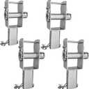 4 Pack Trailer Stake Pocket Winch Fit 50' and 4" of Truck Straps, Galvanized Trailer Winch 5400Lbs Load Limit, 16200Lbs Capacity for Flatbed Trailer Trucks Winches Flatbed Tie-Down