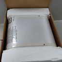 BOBOMOMO 26" Retro Farmhouse Lamps Set of 2  Vintage Leaf Design, Living Room Lamps with Linen Shades, Rustic Resin Lamp for Bedroom, Living Room, Nightstand, Entryway, Nursery, Wood Grain