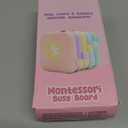 GRESEESM Montessori Toys for 1 Year Old Girls Gifts, Toddler Busy Board, Baby Learning Travel Sensory Toys for Toddlers 1-3, 1st Birthday Gifts, Easter Basket & Stocking Stuffer, Macarons, Medium Size