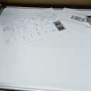 Magnetic White Board 24" x 18" for Wall, Dry Erase Board for Home Office, School, Study Room – Silver Aluminum Frame, 2 Markers, 4 Magnets, Eraser Included