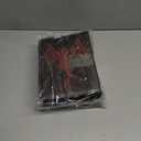 3 x Trading Card Albums with Zipper - 4 Pocket Double Sided Collection Binder for 400 Cards, Durable Scratch-Resistant PU Cover, Trading Card Sleeves for 3 Ring Album, for MTG & Game Cards (Fire Dragon)