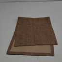 Rustic Faux Linen Table Runner Neutral Coffee Table Runners Double Layer Reversible Rectangle Runners for Daily Use Kitchen Dining Banquet Holiday 14x36 Inch