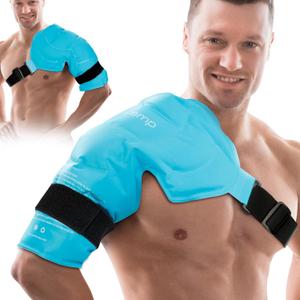 Comfytemp Shoulder Ice Pack Rotator Cuff Cold Therapy Wrap, FSA Eligible HSA, Gel Ice Packs for Injuries Reusable, Instant Cold Compress Shoulder Brace for Pain Relief, Surgery Recovery Gift (Large)