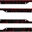 Halloween Red License Plate Frame 2 Pack Accessories Cars Decor 12.3 X 6.3 Inches for Men Women