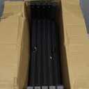 Dog Steps for Car, Truck and SUV - Foldable Pet Stairs for Large Dogs with Non-Slip Rug Surface, Lightweight Dog Ramp Holds Up to 250lbs, 5 Steps (Black Metal Frame, 5 Steps)