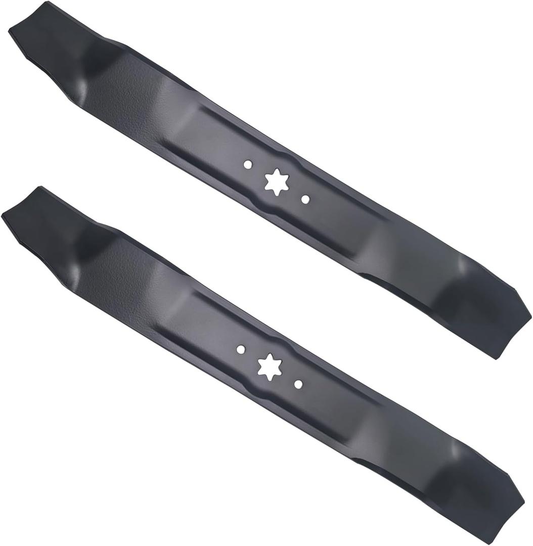 Lawn Mower Blades Compatible with 42 Inch Deck Cut MTD, Cub Cadet LTX1040 RZT-L42 RZT-S42 XT1-LT42, Troy-Bilt Mulching Blade Replacement for 742-04126, 742-0616, 742-04308, 942-0616, 942-04126
