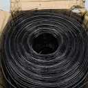 FOREHOGAR Black PVC Coated Welded Wire Fence 36 Inch x 100 Foot, 2 Inch x 3 Inch 16GA, Garden Border Fencing Roll Vinyl Coating Metal Wire Mesh for Yard Vegetable Plant Protection Poultry Netting