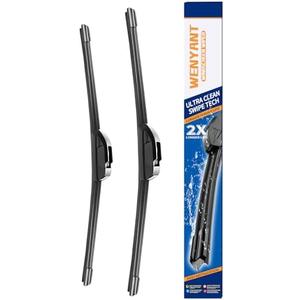 Wenyant 22" + 16" Replacement For Hyundai Accent 2006-2011 Nissan NV200 2013-2020 Front Windshield Wiper Blade Original Equipment Automotive Replacement J/U Hook Blades 2 Pack