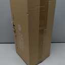 FUNNYFUZZY Dog Car Seat for Small Dogs, Waterproof Dog Booster Car Seats, Faux Leather Pet Vehicle Seat Travel Bed with Thick Cushion, Carseat for Dogs, Orange Green