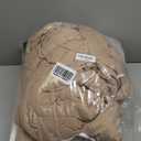 CozyLux Queen Comforter Set Taupe Seersucker 7 Pieces Bed in a Bag Queen Comforter Set with Sheets, Luxury Soft Bedding Set with Down Alternative Comforter, Sheets, Pillowcases & Shams for All Seasons