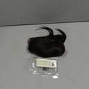 S-noilite Human Hair Toppers for Women, 100% Real Human Hair, 4x5 Inch Lace Base, Dark Brown, 12 Inch