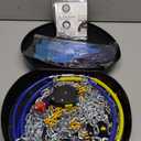 Snow-Chains Auto Fixing 1 Min Quick Fit Easy Installation Tire-Chains, Portable Reusable Universal Emergency Tire Traction Chain for Passenger Car, Pickup Trucks and SUV - Set of 2 (HKN-60)