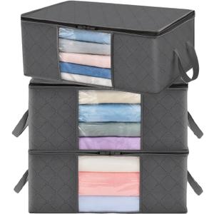 Foldable Storage Bins with Lids -