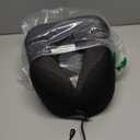 Purroch Advanced Memory Foam Neck Travel Pillow, Neck Pillow Airplane with Eye Mask & Ear Plugs, Designed for The Comfort of Travel & Office, Travel Pillow for Plane, Car, Home, Work， Grey