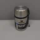 STANLEY Classic Food Jar and Spork 18 oz | Vacuum Insulated Food Container | Wide Mouth Screw On Lid | Packable for Travel | Stainless Steel with Leakproof Lid | BPA-Free | Stainless Steel