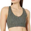Amazon Essentials Women's Active Sculpt V-Neck Medium Support Sports Bra
