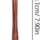 Unomor 3Pcs Long Handle Wooden Coffee Spoon Set Small Wooden Stirring Spoons for Coffee Tea Honey and Dessert Mixing Natural Material