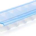 GoodCook Touch Prep and Freeze Ice Tray, 2-oz. Cubes, Stackable with Slide-off Cover