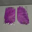 THARAHT 24pcs Purple Ostrich Feathers Natural Bulk 10-12Inch 25cm-30cm for Wedding Party Centerpieces Easter Gatsby and Home Decorate Ostrich Feather