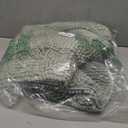 H.VERSAILTEX Bathroom Rugs Bath Rug Set 2 Piece Bathroom Contour Rug Toilet Mat Sets Non Slip Contour Bath Rug Ultra Thick Water Absorbent Striped Bath Mats Washable(20" x 32" Plus 20" x 20" U, Sage)