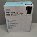 Tastyle Mini Hot and Iced Coffee Maker Single Serve, for K Cup and Ground, 6 to 14 Oz Brew Sizes, with Recipe Book, for Home, Travel, RV, Office and Dorm,Classic Black (2.0 Version)