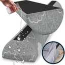 Sleepah Bed Bumpers for Toddlers Memory Foam Rail Guards Waterproof Washable Dual Sided Non-Slip Soft Cover - Safety Guard Noodle Long Pillow Pads for King Queen Full Twin Beds (1 Pack)