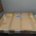 NUUK Outdoor Grill Prep Table 24"x30" Metal Grill Cart Outside 3-Layer Pizza Oven Table Movable with Universal Wheels for BBQ Backyard Patio (Black)