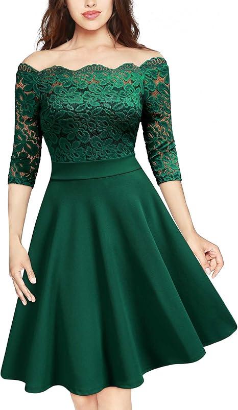 MISSMAY Women's Dress Size Small Color Green