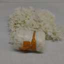 40PCS Artificial Wisteria Hanging Flowers, 3.3Ft Artificial Wisteria Garland, White Hanging Wisteria Flower Vines Rattan, Reusable Silk Flowers String for Wedding Arch Party Garden Home Decor