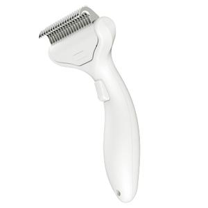 Dog Brush for Shedding, Deshedding Dog Brush with Self Cleaning Hair Release Button, Pet Grooming Rake Undercoat Desheding Tool Comb for Long Haired Cats Detangling and Dematting