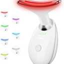 Facial Massager,7 Color LED Light Therapy for Face and Neck,Portable Beauty Skin Care Tools
