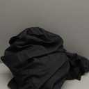 4 Pack Round Tablecloth 90 Inch Black Polyester Washable Fabric Table Covers for Wedding Dining Table Buffet Parties Banquet Decor