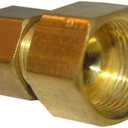 LASCO 17-6759 1/4-Inch Female Compression by 3/8-Inch Male Compression Brass Adapter, Copper