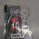 Floral Shower Curtain, Boho Flowers Black Dark Bathroom Decor Shower Curtain Sets, Waterproof Fabric Bathroom Curtain with Hooks, 60 x 72 inch