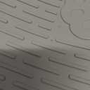 Dog Food Mat, Extra Large 50" x 35" Silicone Pet Feeding Mat with Raised Edge Pet Placemat for Small, Medium, and Large Pets Non-Slip, Easy to Clean (Khaki)