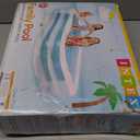 Intex 56483EP Inflatable 8.5' x 5.75' Swim Center Family Pool for 2-3 Kids, Backyard Splash Pool for Children 6+ Years Old, 198-Gallons, Blue & White