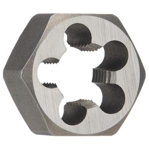 Drill America 1-1/2"-12 Carbon Steel Hex Rethreading Die, DWT Series