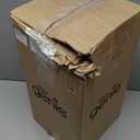 Litter Genie Style Pail Cat Litter Box Waste Disposal System for Odor Control Includes 1 Square Refill Bag (White)