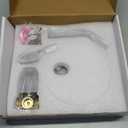 Black Shower Faucet GGStudy Single Function Shower Trim Kit with Rough-in Valve Shower Set Bath Rainfall Shower Faucet System 8inch Square Stainless Steel Metal Shower Head