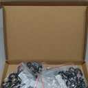 Cup Screw Hooks,1 inch Vinyl Coated Ceiling Hooks,100 Pack Screw in Hooks Plant Hanger Hooks,Wind Chimes Hooks Kitchen Cup Hooks Great for Hanging Indoor & Outdoor Use(Black)