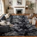 9x12 Extra Large Fluffy Area Rugs for Living Room Tie-Dyed Dark Grey
Non-Slip, Shaggy, High Pile, Ultra Soft, Fuzzy, Bedroom, Dorm Room, Nursery, Kids, Playroom, Indoor, Carpet, Home Decor