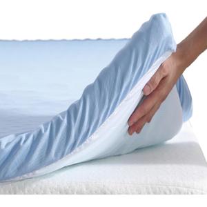 Roost Sleep Cool Cloud 3 Inch Gel Memory Foam Queen Mattress Topper Cooling Bed Topper for Back Pain and Pressure Relief, Removable Washable Cover, Ventilated Design, Fits Queen Beds