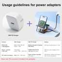 Retractable Cable Charger, 3 in 1 Foldable Magnetic Wireless Charging Station for iPhone 17/16/15/14, Apple Watch Ultra/SE, AirPods Pro (White)