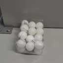 Emopeak 24Pcs Christmas Balls Ornaments for Xmas Christmas Tree - 4 Style Shatterproof Christmas Tree Decorations Hanging Ball for Holiday Wedding Party Decoration (White, 1.3"/3.2CM)