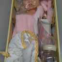 BABESIDE Silicone Baby Doll - 16 Inch (Weight 4.9 Lb) Reborn Baby Dolls Silicone Full Body Platinum Silicone Weighted Realistic Sleeping Newborn Lifelike Preemie Doll Gift Collectors & Kids Age 3+