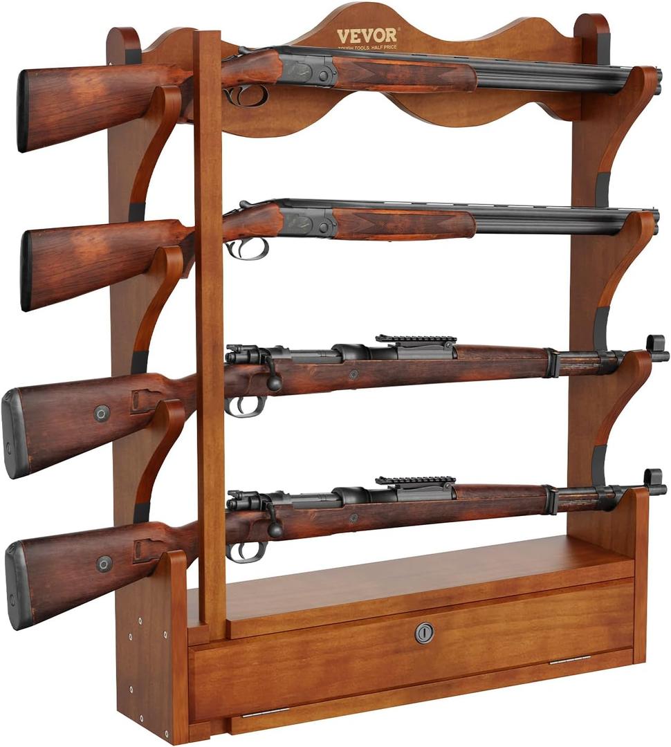 VEVOR Gun Rack Wall Mount, Gun Display Rack