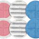 OGORI 6 Pack Replacement Electric Mop Pads, Scrubbing,Cleaning & Waxing Pads